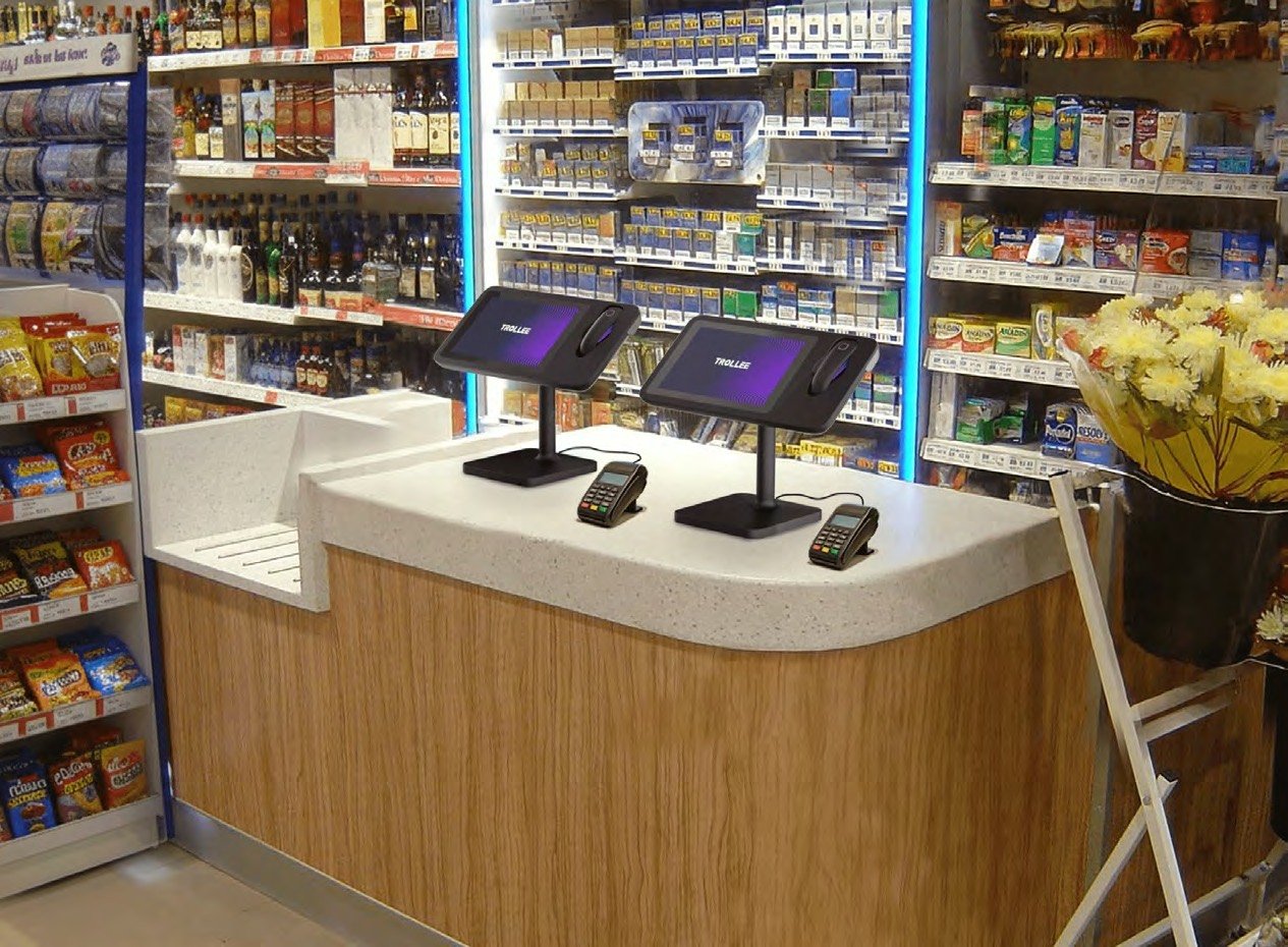 Neo Lite self-checkout in the store.