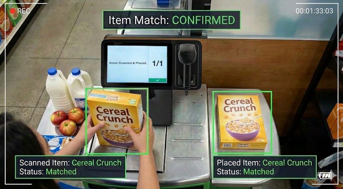 TROLLEE checkout: the item matches the scan.