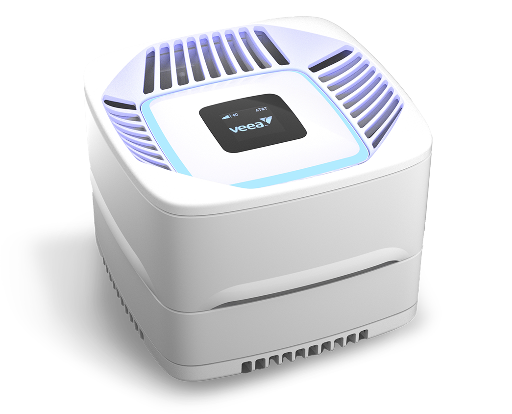 VeeaHub STAX with the 5G module fitted