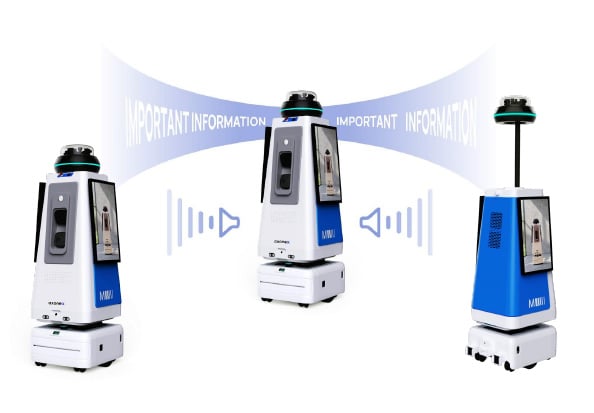 AIMO Model M retail service and patrol robot