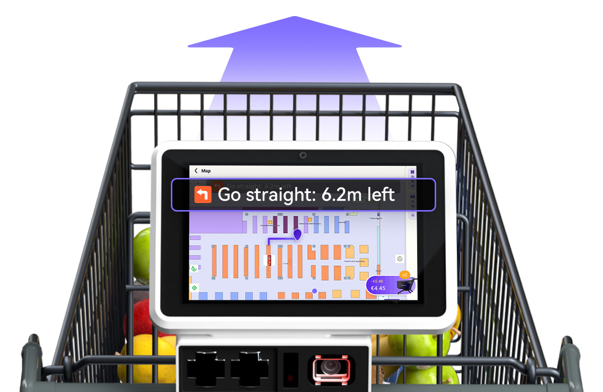 TROLLEE indoor navigation interface