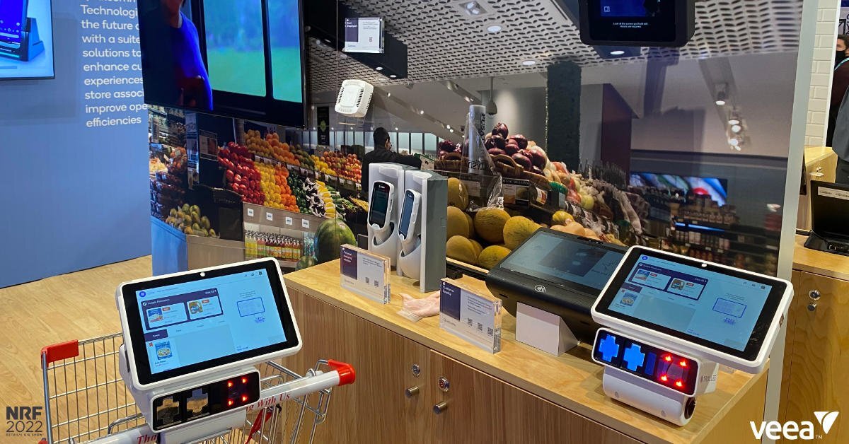Veea and TROLLEE smart retail demonstration at NRF 2022